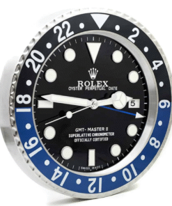 Alternative view of Rolex Batman Style, Black and Blue GMT Wall Clock