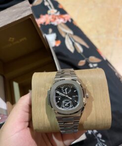 Patek Philippe SUPERCLONE Nautilus FLYBACK CHRONOGRAPH. TRAVEL TIME. 5990/1A-011