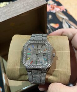 Alternative view of Patek Philippe Nautilus 7118/1450R-001 FULL DIAMOND Super Clone Automatic