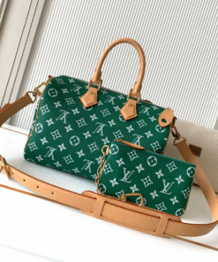 Alternative view of LOUIS VUITTON DARK GREEN 2 Piece BAG SET Speedy P9 Bandoulière 30 (Dark Green)